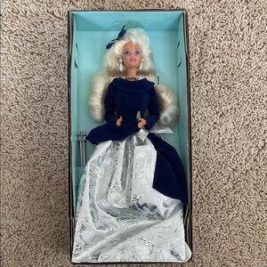 Avon Winter Velvet Barbie - Special Edition Blue